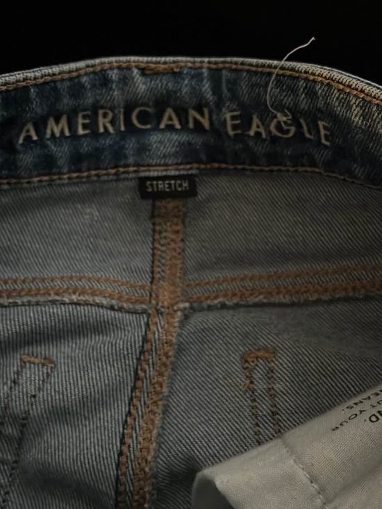 American Eagle Outfitters Denim - American Eagle Outfitters Denim Jeans - Blue with Brown Stitching